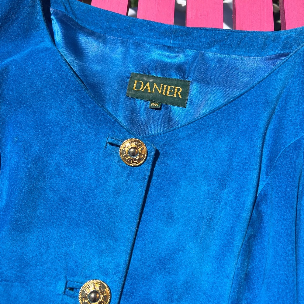 Danier Blue Suede Set